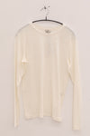 BASERANGE round neck long sleeve T-shirt soft skin-friendly comfortable France BAS-TOSLS-JL-SU25-EDRU